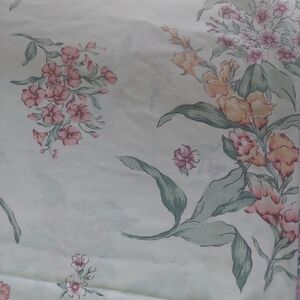 Wamsutta ultracale king flat floral bed sheet